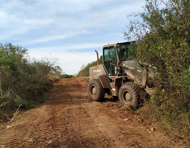 ABERTURA DA ESTRADA ESTANDE DE TIRO