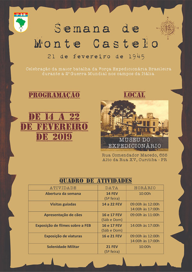 Cartaz Tomada Monte Castelo